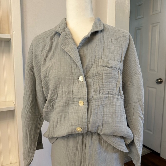 Madewell cotton Muslin pajama set - Picture 2 of 6